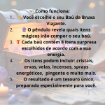 Baú da Bruxa Viajante Amor – Seu Tesouro Mágico Personalizado!